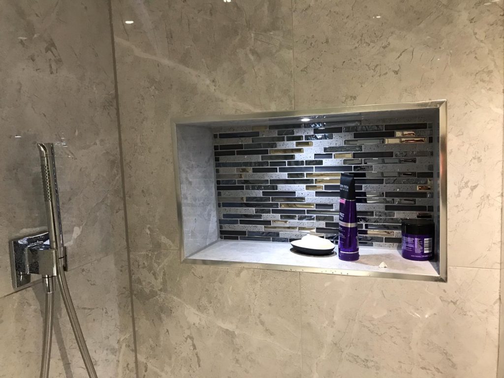 bathroom tiling